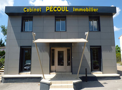 Graphisme site CABINET PECOUL IMMOBILIER